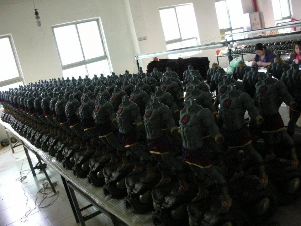 Mumm-Ra in production in the factory in China