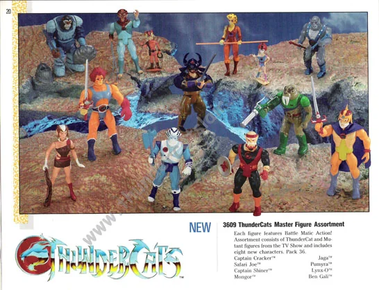 ThunderCats - 1987 LJN Dealer Catalogue page
