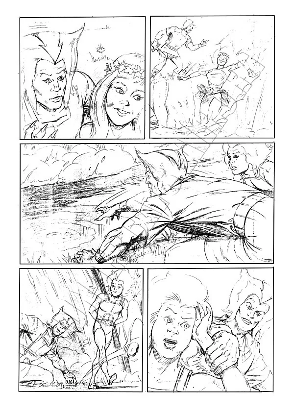 ThunderCats Issue #81 - Page 3 (pencils) 