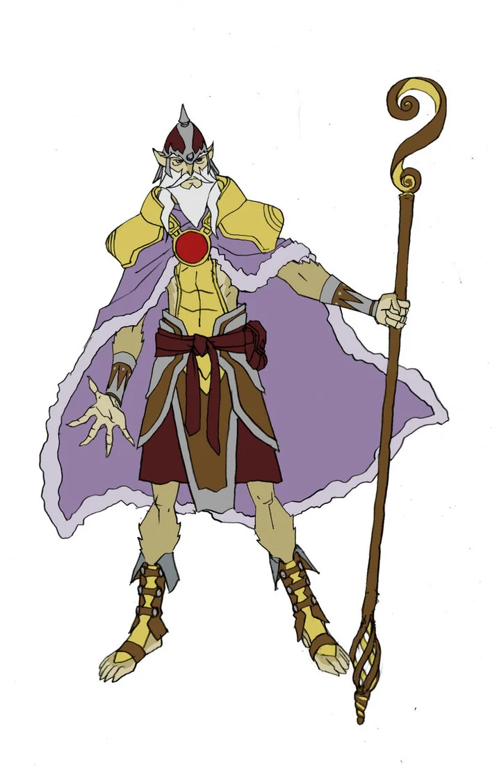 Jaga concept 1. Here was the first concept of Jaga for the new show ThunderCats. (Dan Norton Jun 2012)