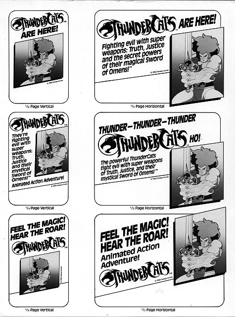 ThunderCats - press advert