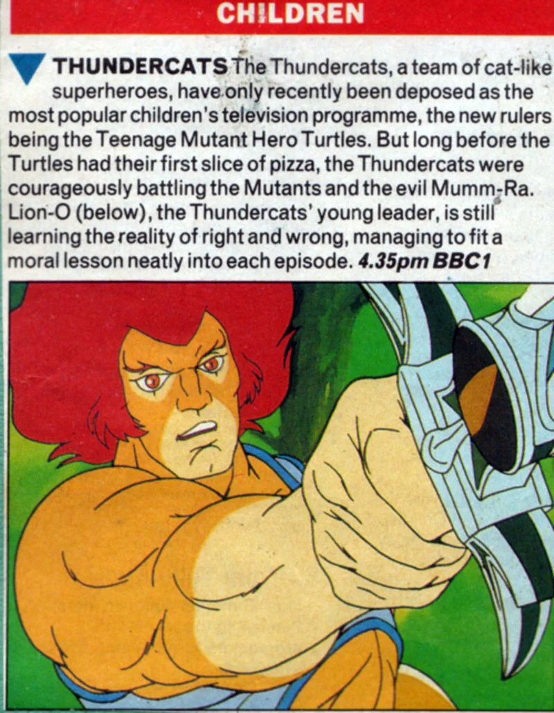 ThunderCats in the UK