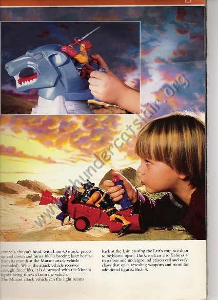 ThunderCats - 1985 LJN Dealer Catalogue page