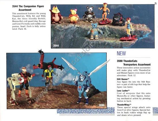 ThunderCats - 1987 LJN Dealer Catalogue page