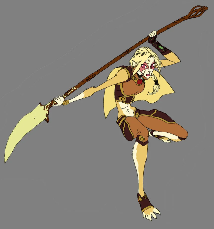 Cheetara concept 2. Another early version of Cheetara. (Dan Norton May 2012)