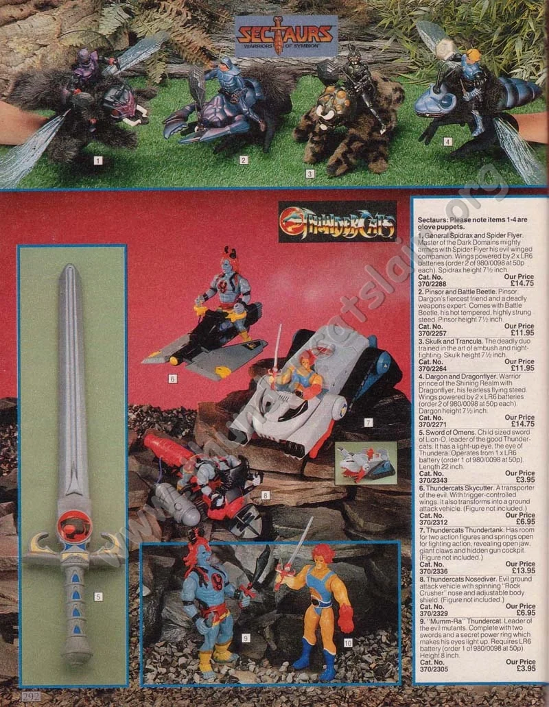 Image above taken from the 1986 autumn/winter Argos catalogue
