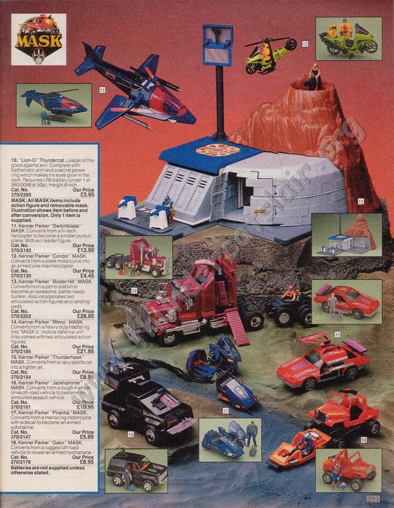 Image above taken from the 1986 autumn/winter Argos catalogue