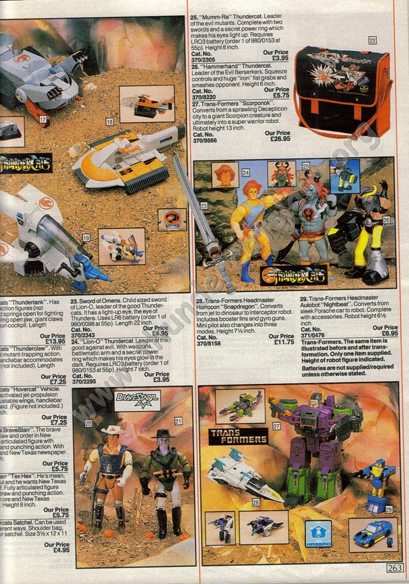 Image above taken from the 1988 autumn/winter Argos catalogue