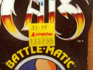 Image above shows a £stretcher price sticker clearly stating the price as being just £1.99!