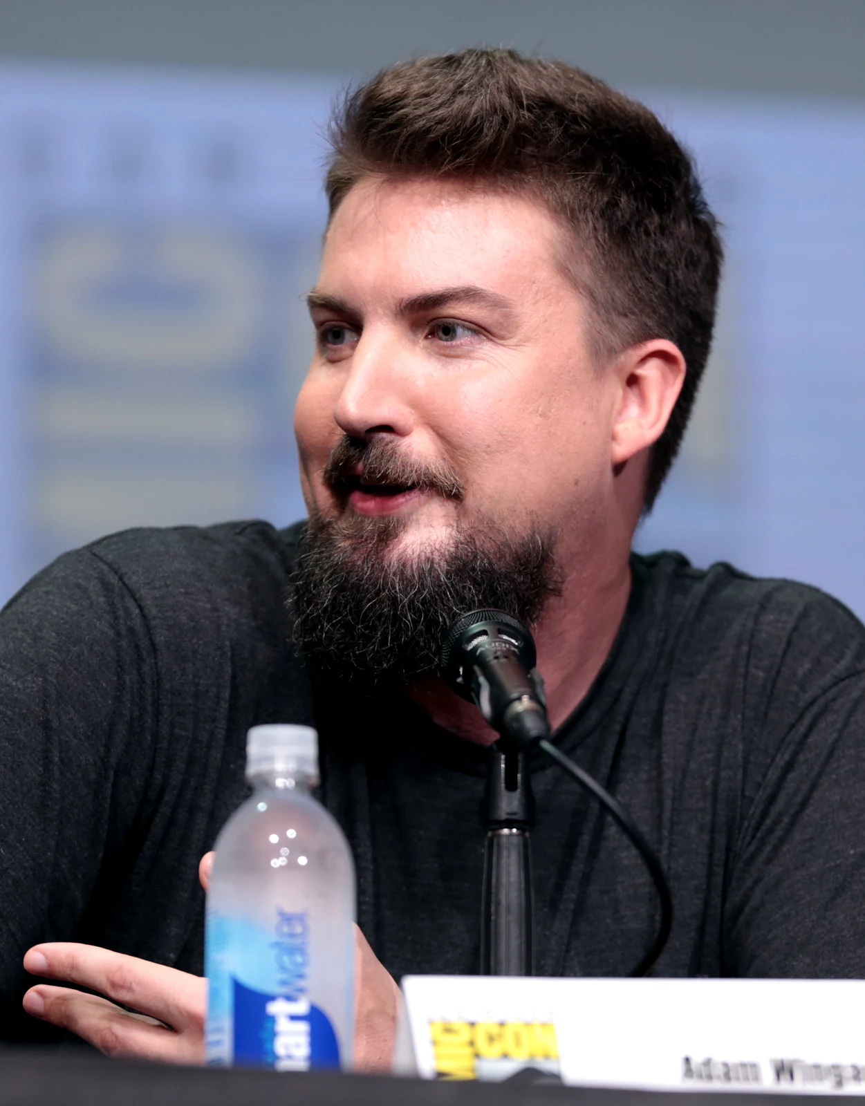 Adam Wingard at San Diego Comic-Con 2017