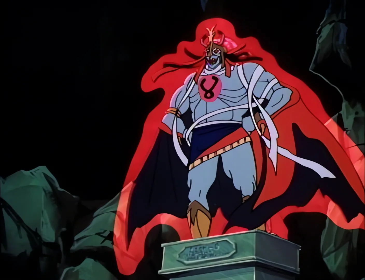 Mumm-Ra works his dark magic in the museum cave in Fond Memories