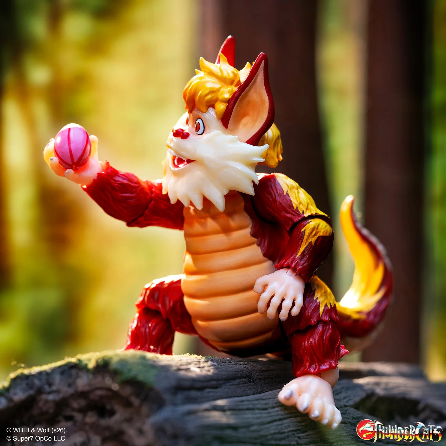 Super7 ThunderCats ULTIMATES Snarf reissue figure, hero pose