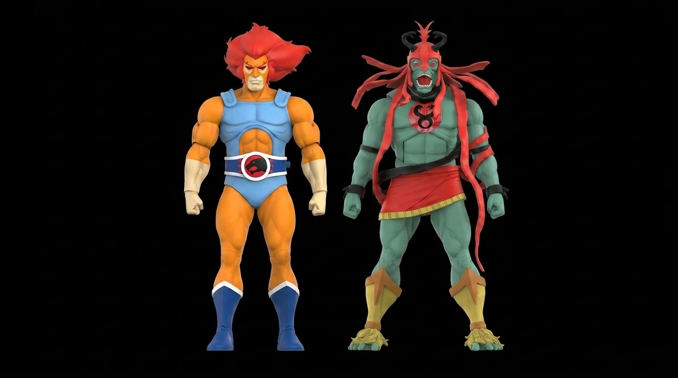 Super7 Drops Its SDCC 2026 ThunderCats Exclusives: Lion-O and Mumm-Ra in Toy Colors, With LED Eyes
