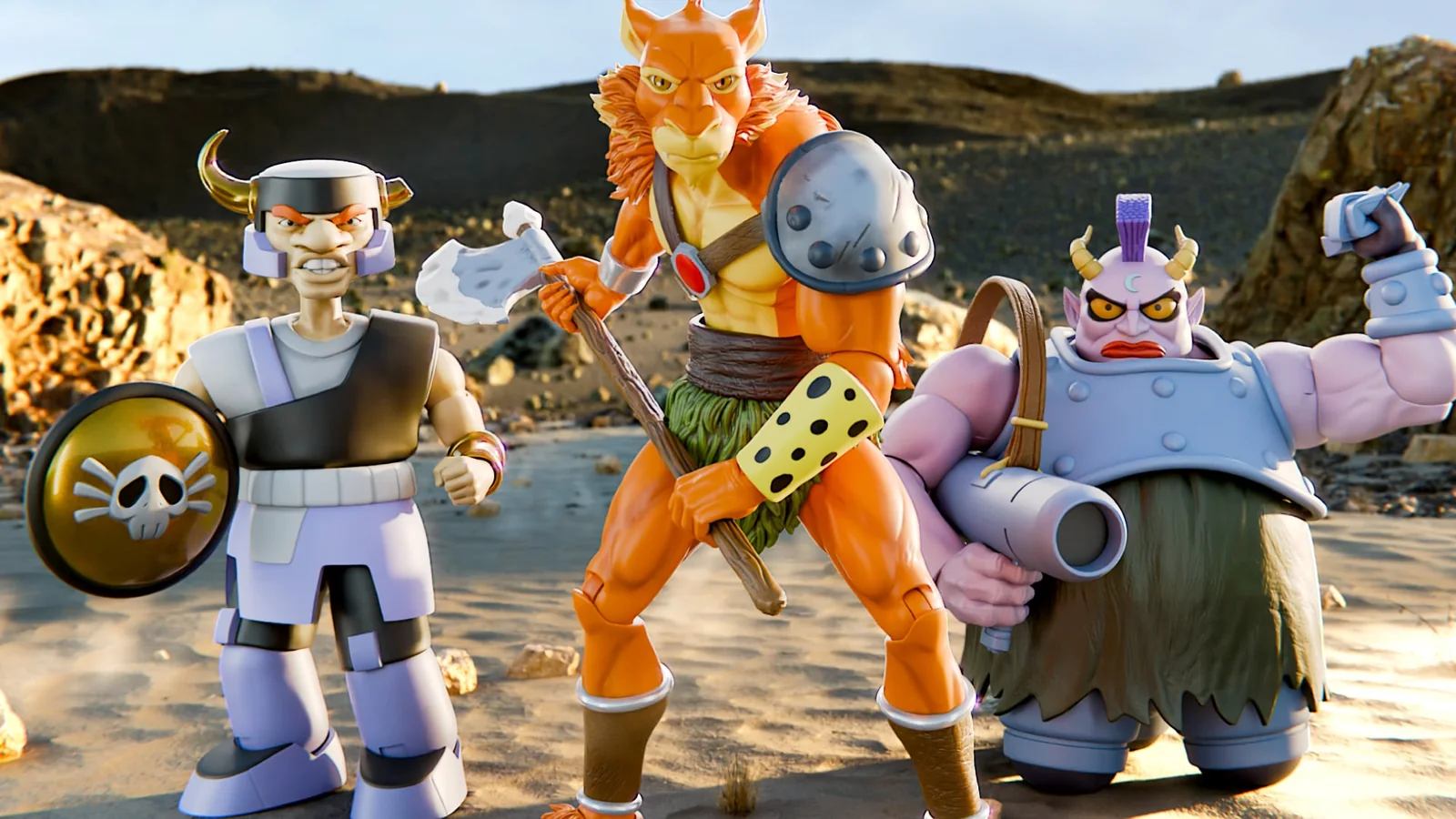 Super7 ThunderCats ULTIMATES Wave 16: Cartoon Jackalman, Top-Spinner and Tug-Mug Are Up for Pre-Order