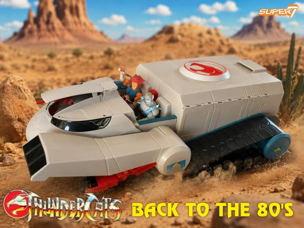 The Toy Color ThunderTank posed in a desert diorama