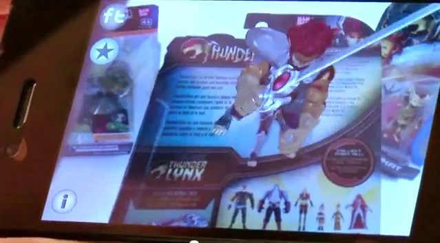 Bandai preview new Aurasma 3D app and interactive toy packaging!