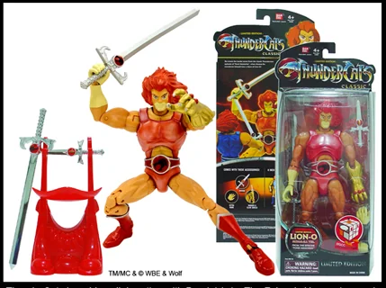 Exclusive 8" Lion-O Figure by Bandai at Singapore Comic Convention!