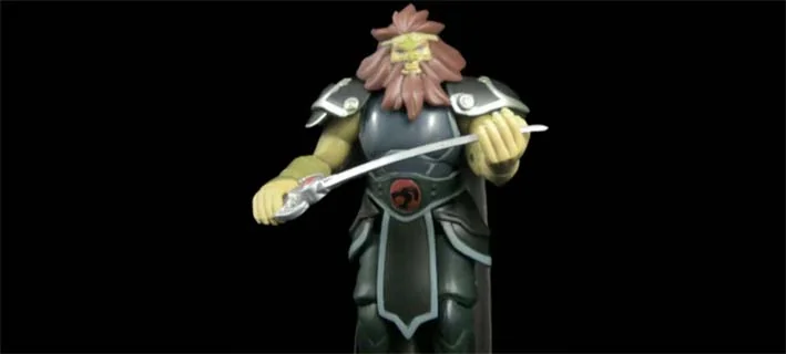 Bandai ThunderCats 4" Claudus figure video review!