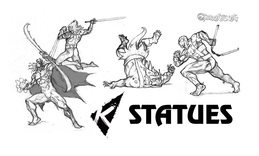 Exclusive first look at Kinetiquettes diorama statue designs