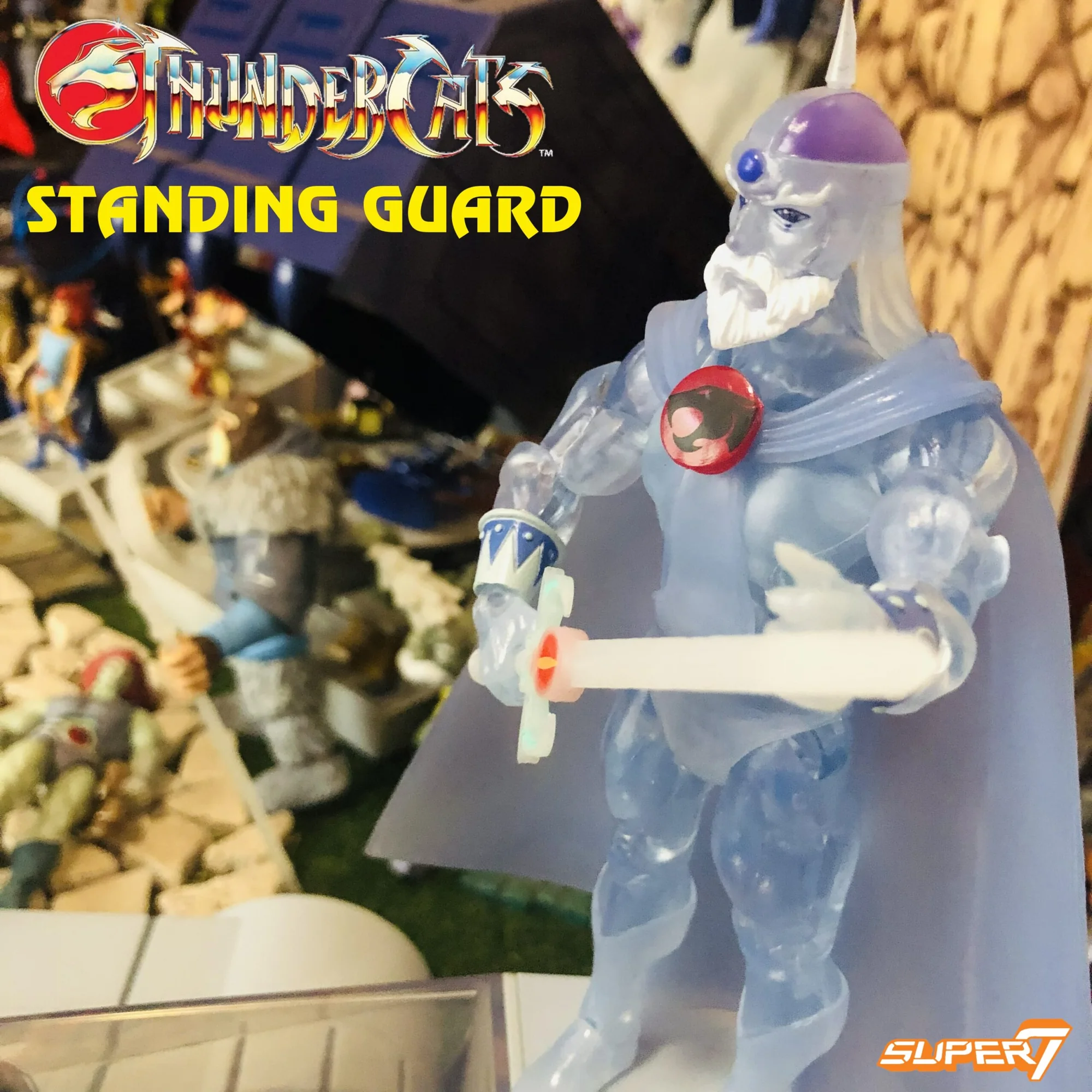 Mirror Lion-O and Wave 4 figures posed together