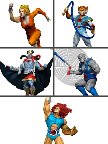 ThunderCats HeroClix: Iconix ThunderCats Set