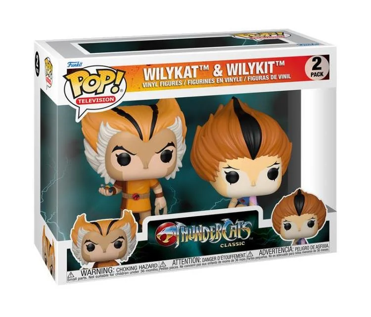 ThunderCats Pop! Television Wilykat & Wilykit Two-Pack
