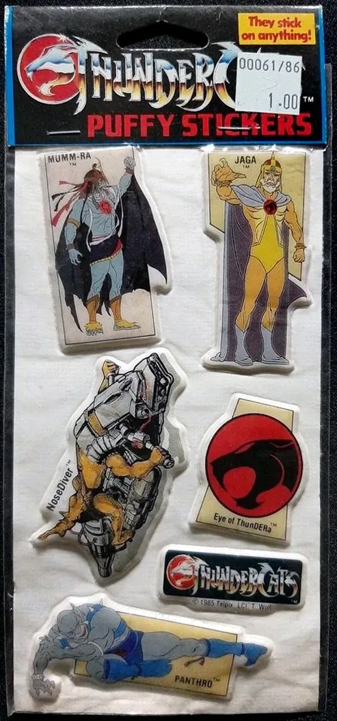 Puffy Stickers and Album Set (Gordy)