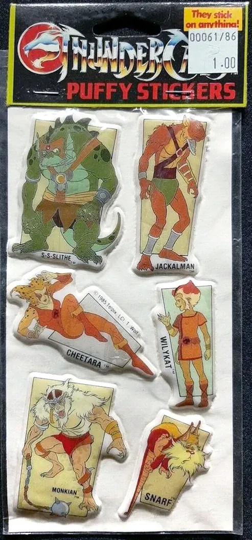 Puffy Stickers and Album Set (Gordy)