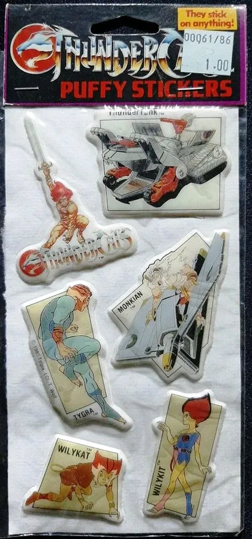 Puffy Stickers and Album Set (Gordy)
