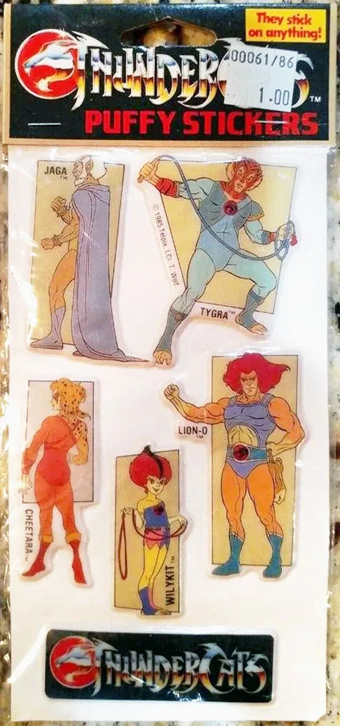 Puffy Stickers and Album Set (Gordy)
