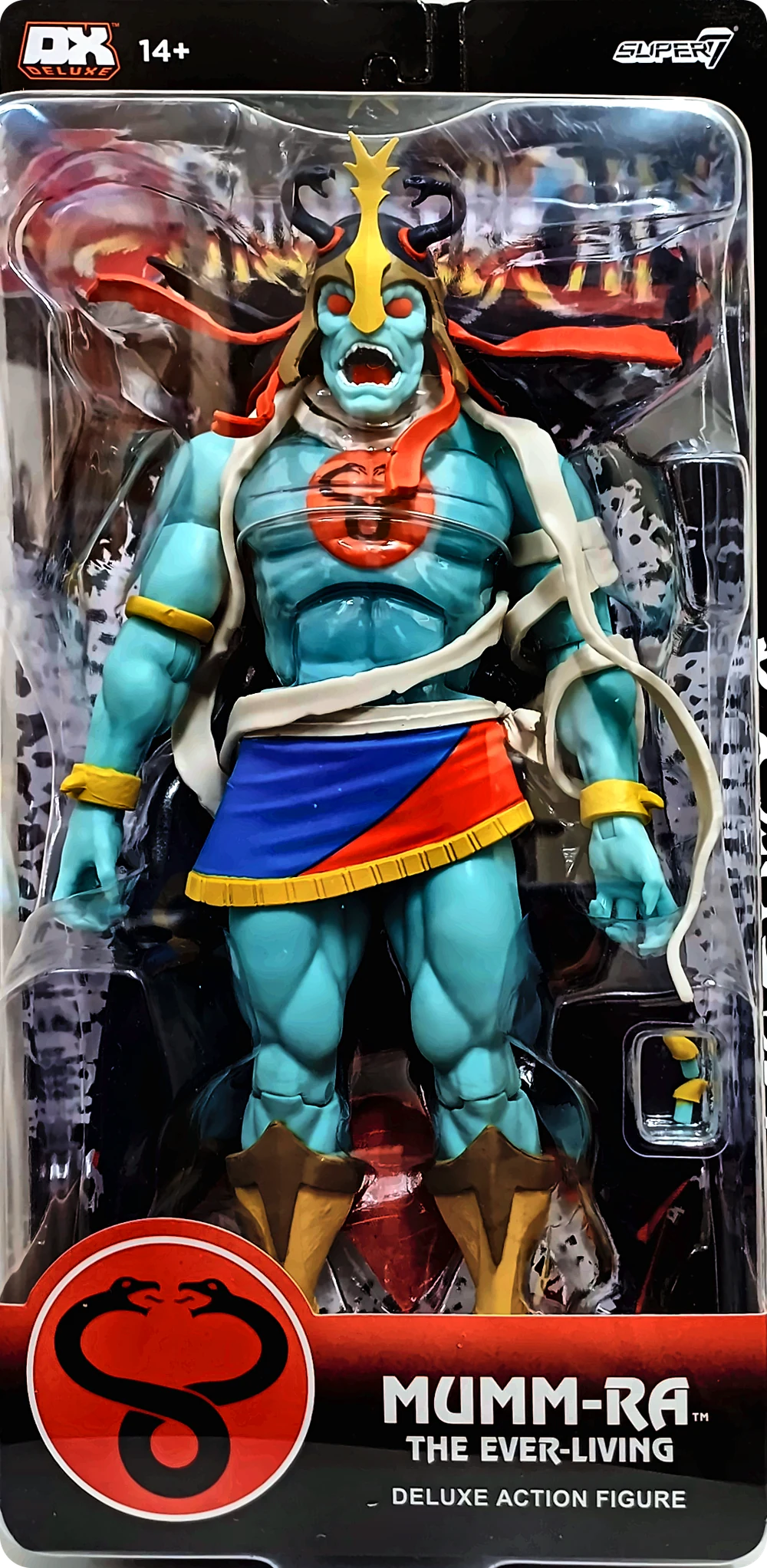 Super7 DX Deluxe Mumm-Ra The Ever-Living in his blister pack, Wave 5