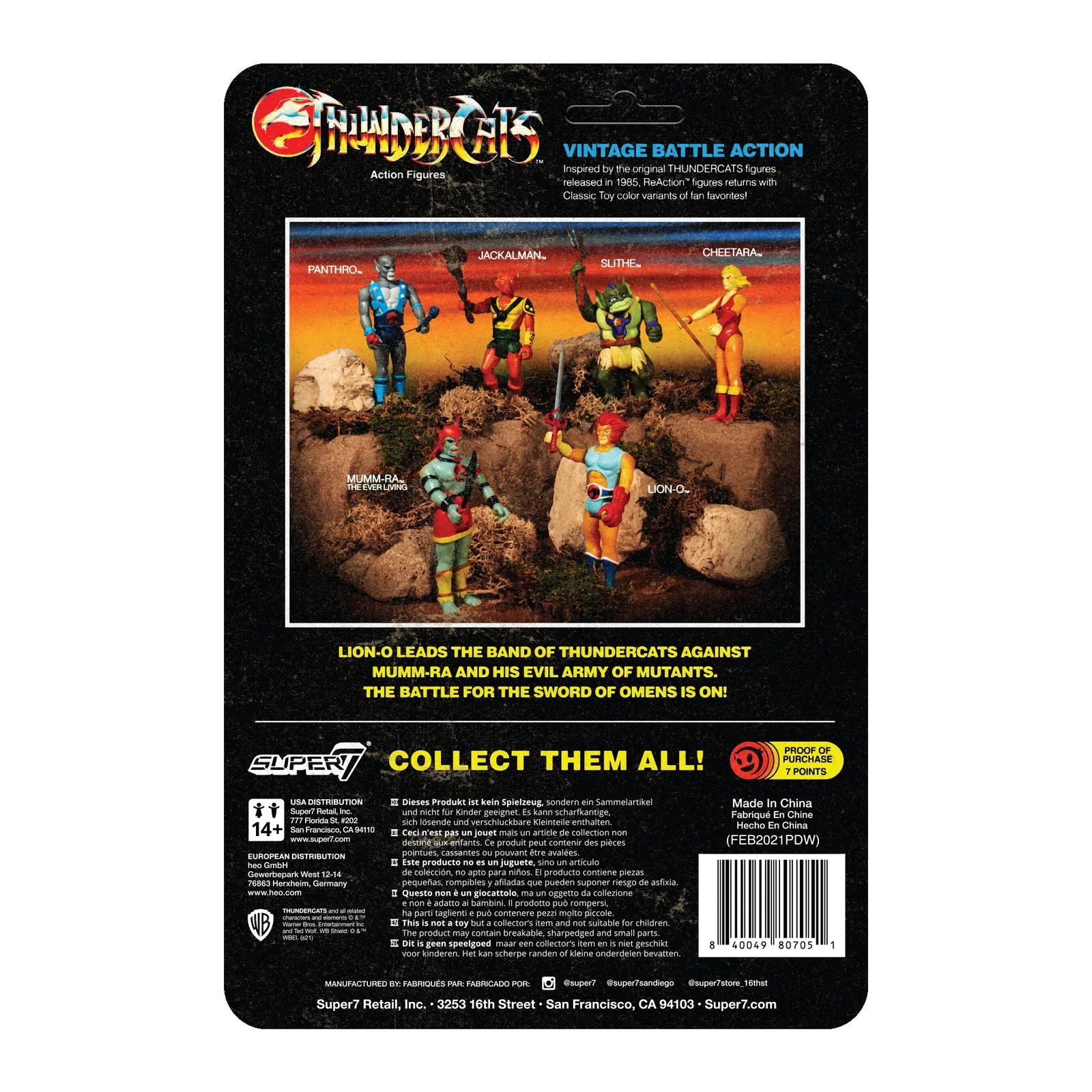 ThunderCats ReAction Figure - Panthro (Toy Variant)