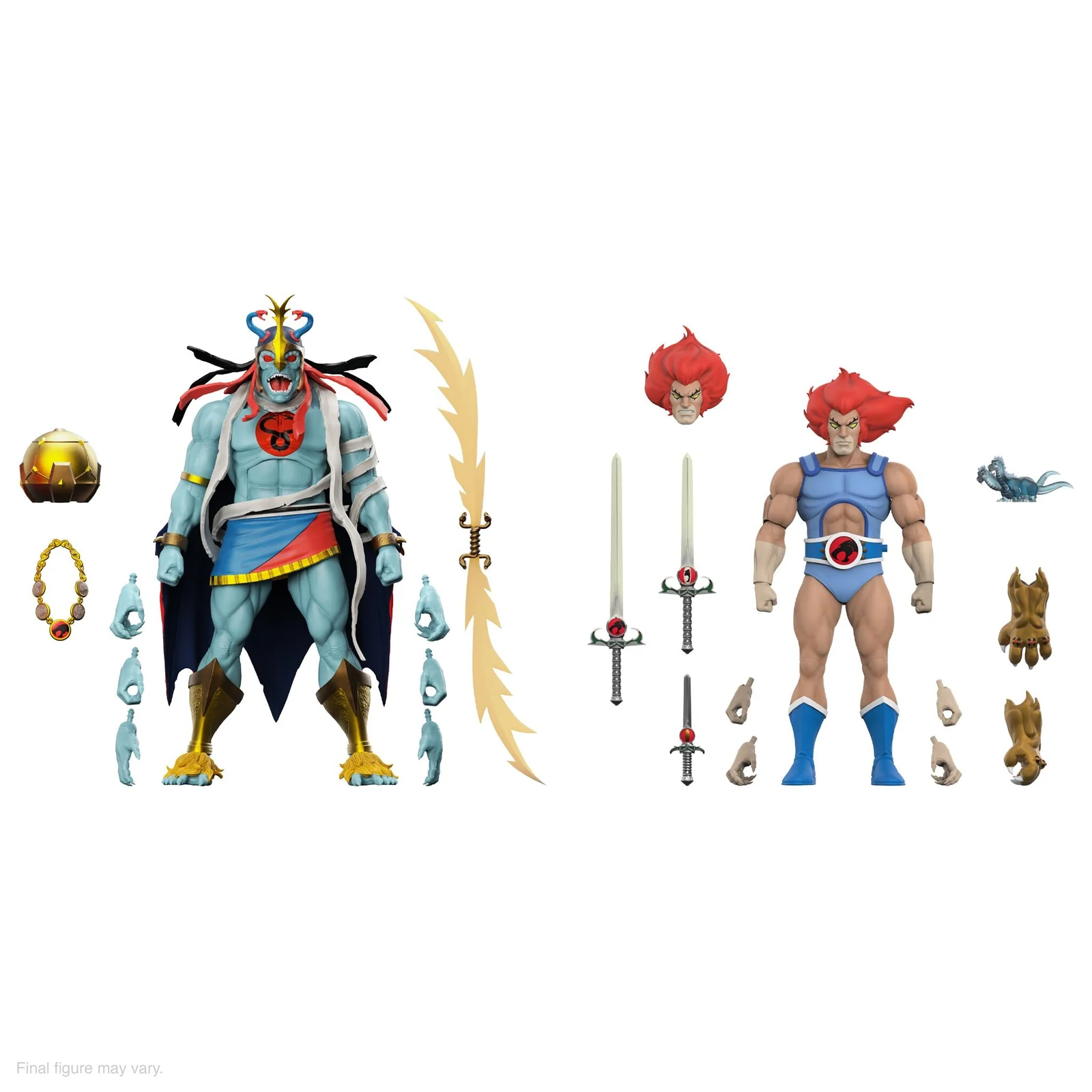 ThunderCats ULTIMATES! Mumm-Ra The Ever Living & Lion-O (LED Eyes)