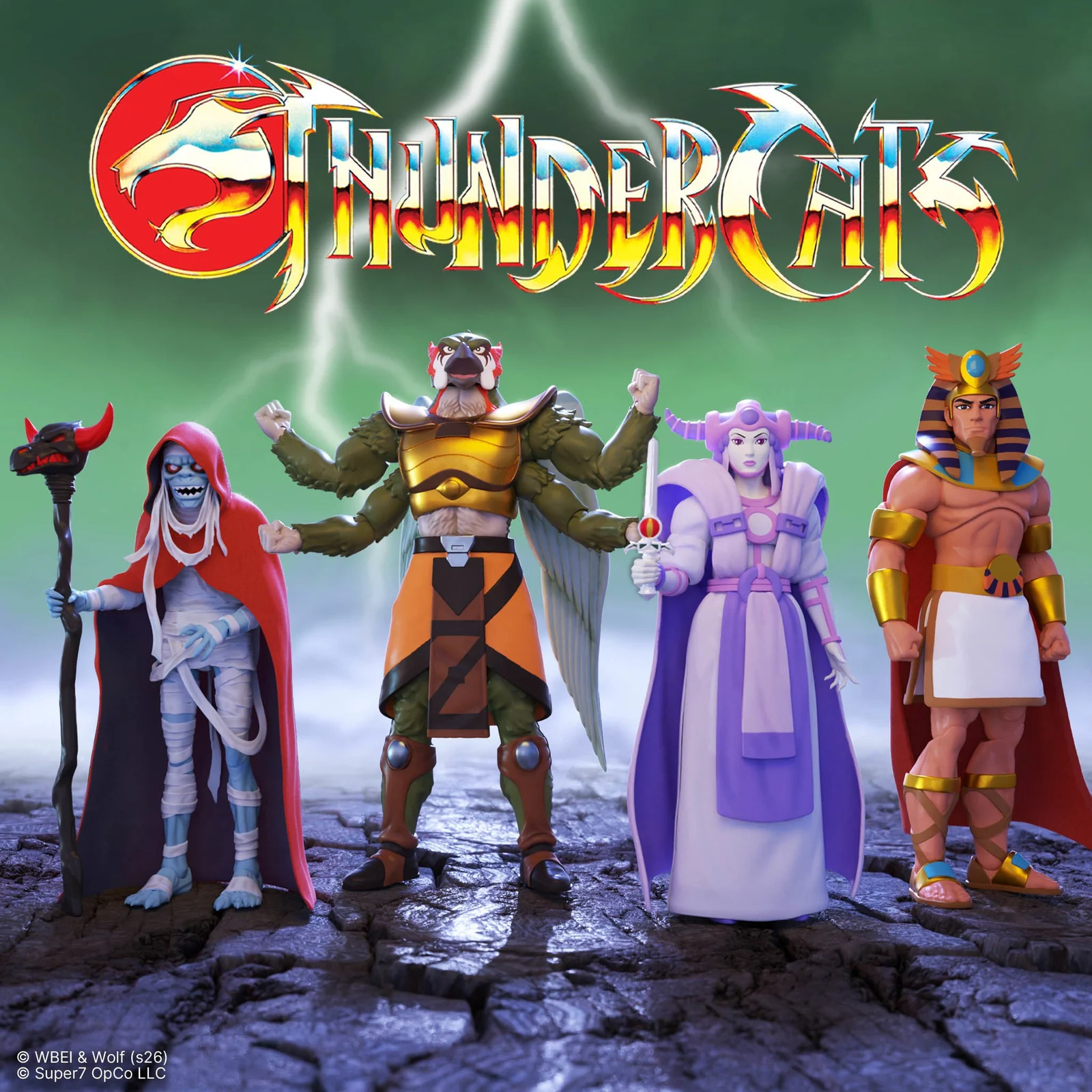 ThunderCats ULTIMATES! Wave 15 -Jagara, Zaxx, Wizz-Ra & Mumm-Ra (Old Man)